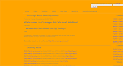 Desktop Screenshot of orange-air.co.uk